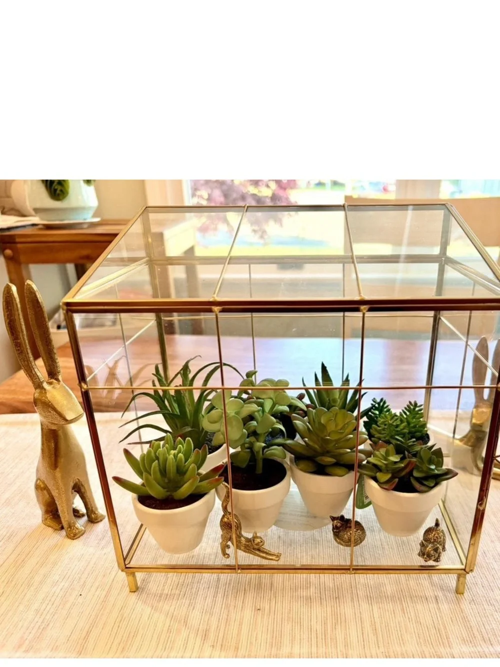 Mini Greenhouse Brass - Hearth & Hand™ with Magnolia